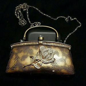 Small iris lane rose purse
